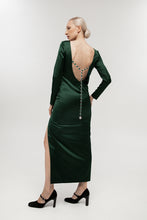 Load image into Gallery viewer, silk midi dress